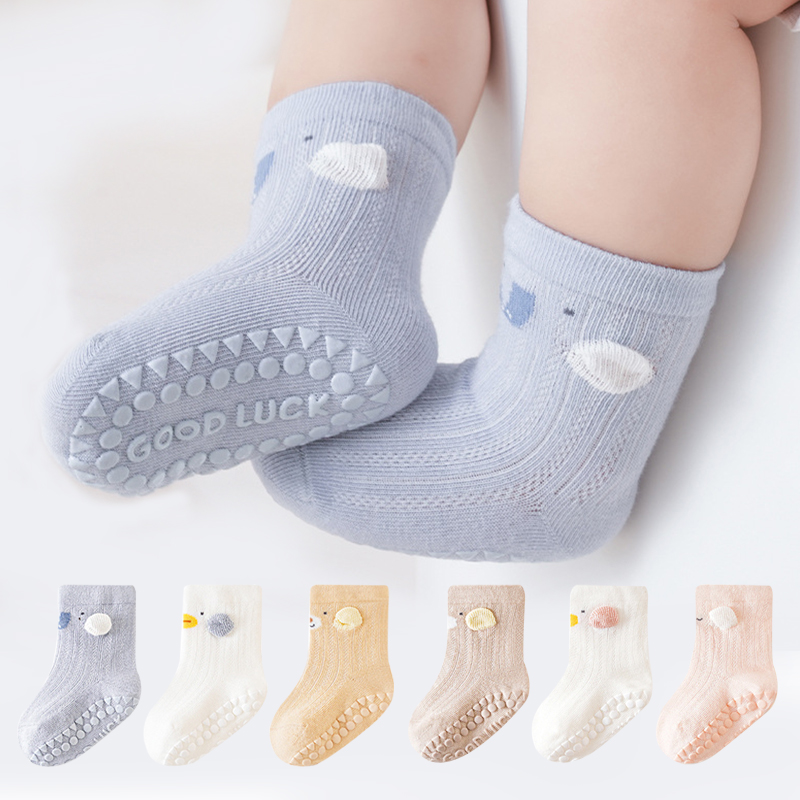 Unisex Baby Socks Non Slip - 3 пары детских напольных носков с