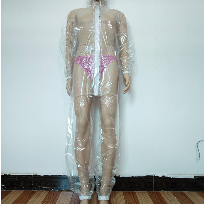Diapering - Сексуальный прозрачный комбинезон из ПВХ с
