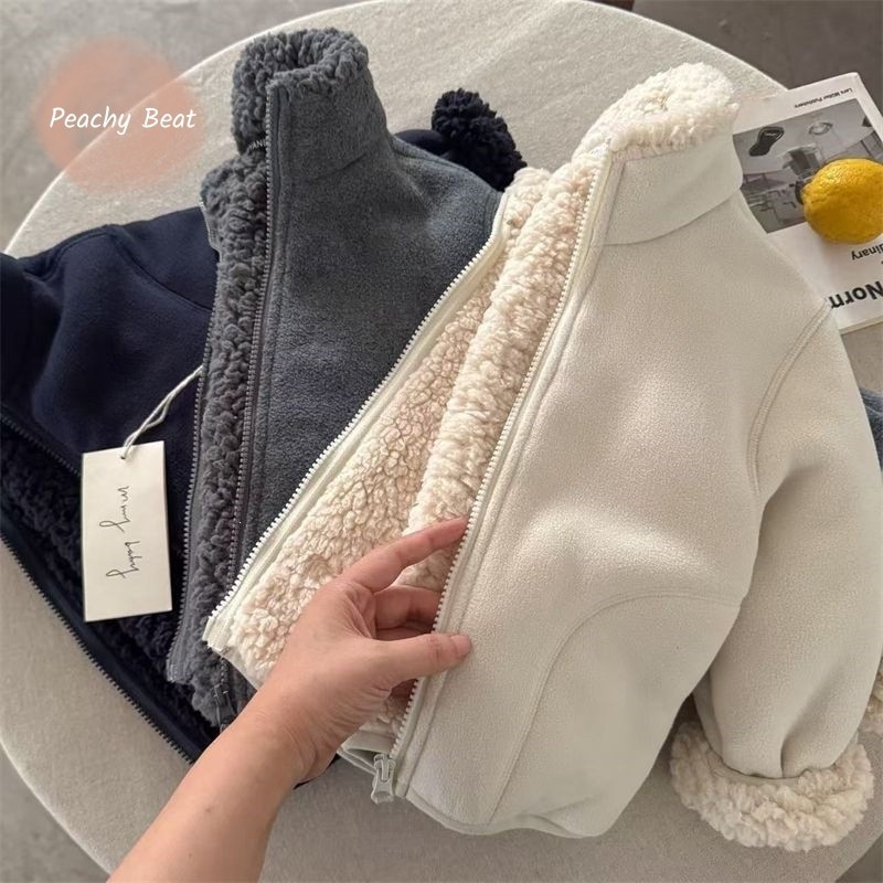 Toddler Boy Winter Fleece Jacket - Модная детская куртка из искусственного меха