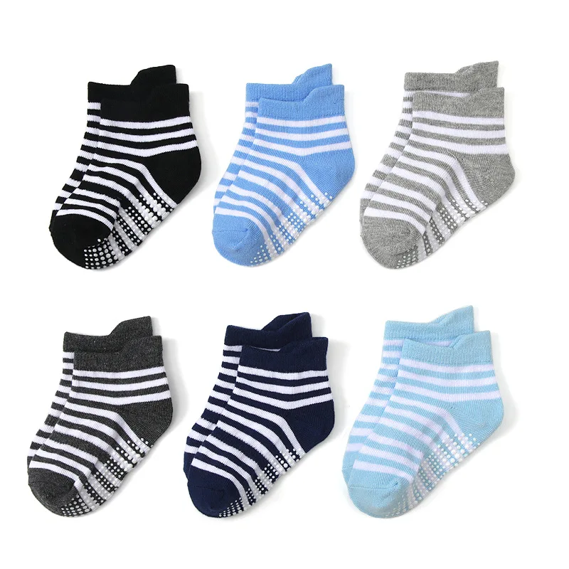 Unisex Baby Socks Non Slip - Набор из 6 пар детских носков-тапочек