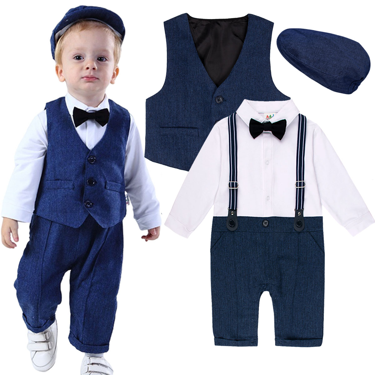 Baby Boy Suit Set Baptism - Комплект одежды для мальчика: костюм для