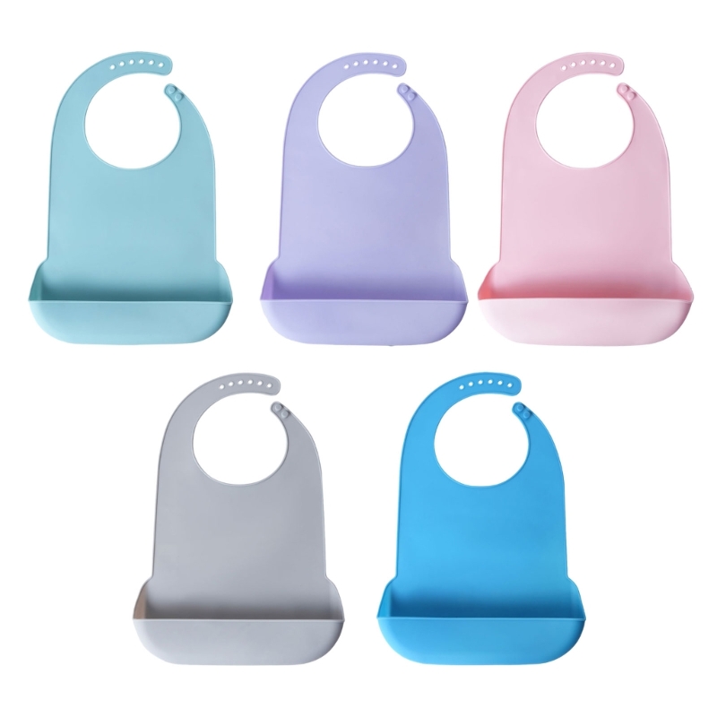 Waterproof Baby Bibs Silicone - Пищевой силиконовый нагрудник для взрослых, водонепроницаемая