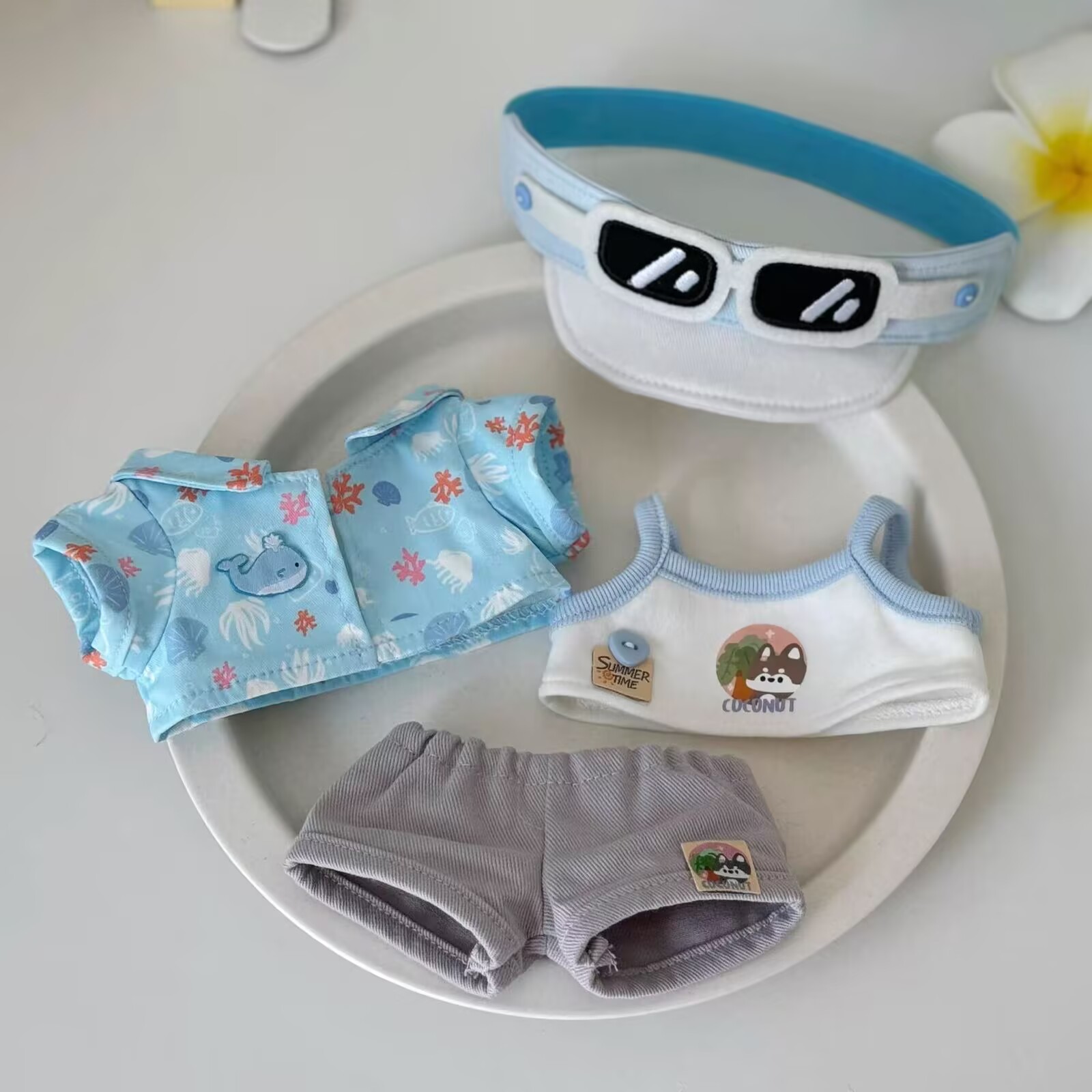 Baby Clothes - Детское платье 20 см, хлопковая кукла