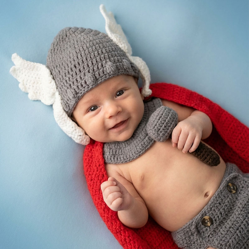 Infant Photography Props Outfit - Реквизит для фотосъемки новорожденных, детский костюм