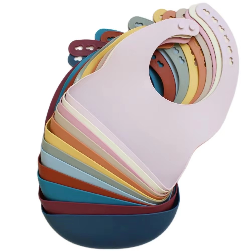 Детский силиконовый нагрудник- – обзор и цена Waterproof Baby Bibs Silicone