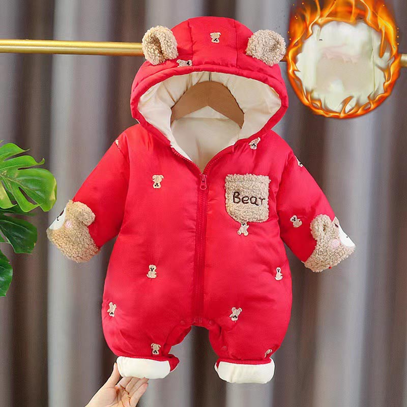 Зимний комбинезон для новорожд – обзор и цена Cotton Baby Onesies Zipper