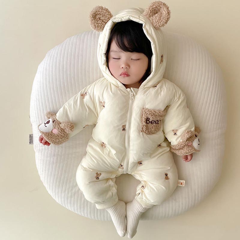 Зимний комбинезон для новорожд – обзор и цена Cotton Baby Onesies Zipper