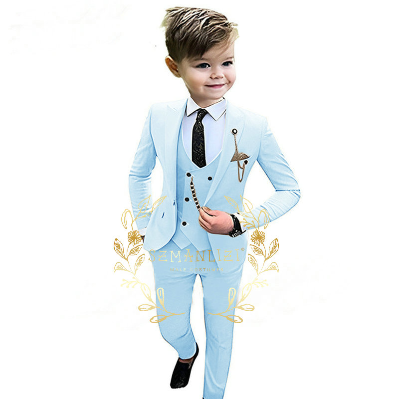 3 шт./комплект, бежевый блейзе – обзор и цена Baby Boy Suit Set Baptism