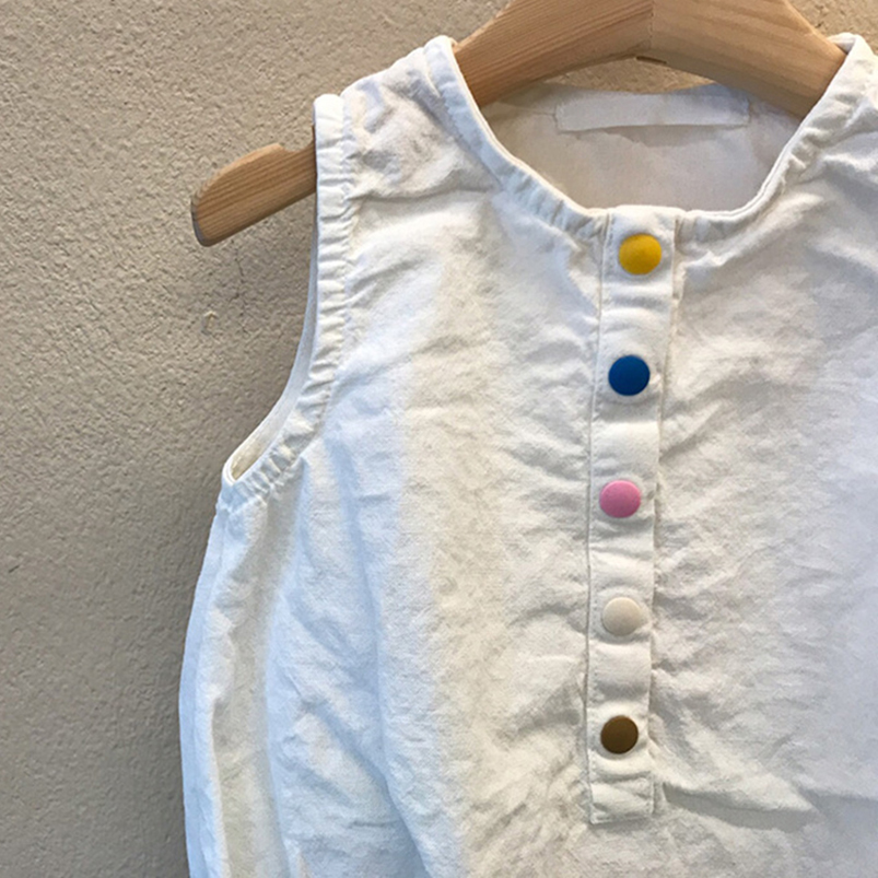 Комбинезон для мальчиков и дев – обзор и цена Baby Summer Linen Sleeveless Jumpsuit