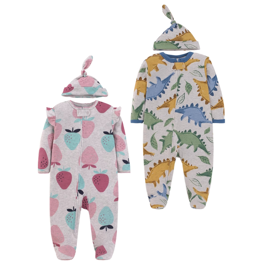 Новый хлопковый комбинезон-сли – обзор и цена Cotton Baby Onesies Zipper