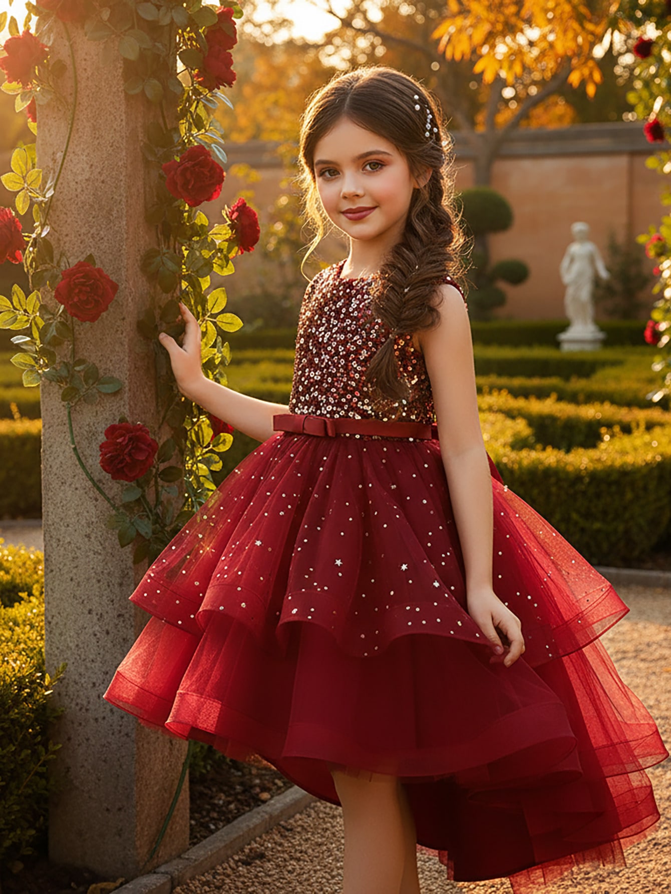 Платье для маленьких девочек с – обзор и цена Toddler Girl Tulle Party Dress