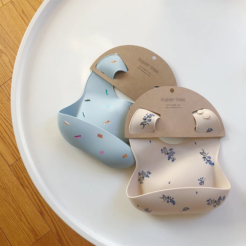 Детские нагрудники Ins Style с – обзор и цена Waterproof Baby Bibs Silicone