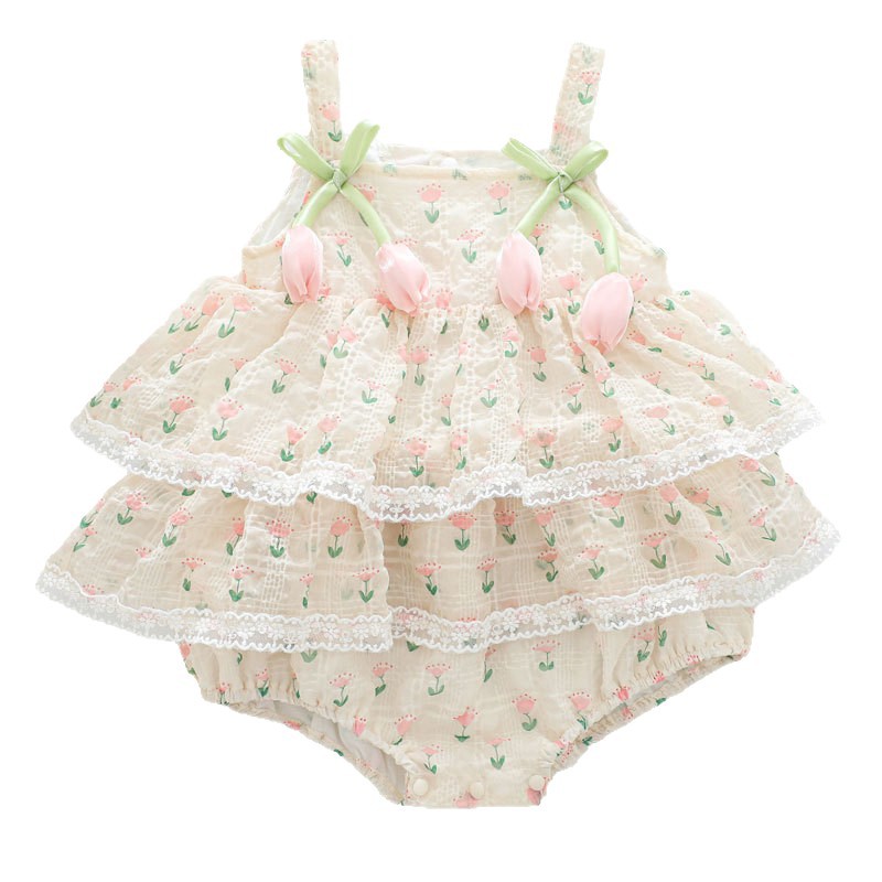 Летний комбинезон-боди для дев – обзор и цена Newborn Baby Girl Romper Floral