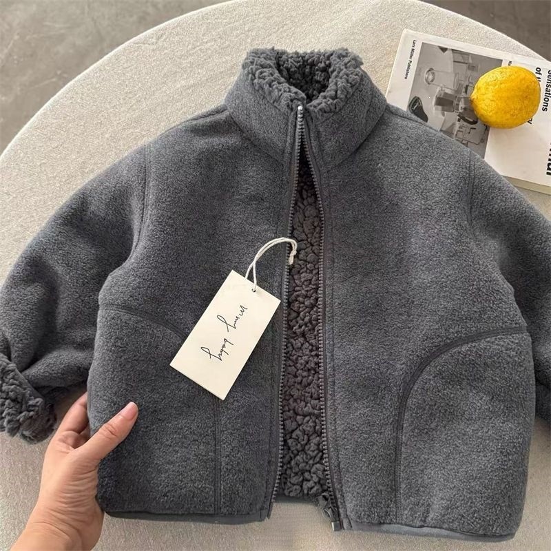 Модная детская куртка из искус – обзор и цена Toddler Boy Winter Fleece Jacket