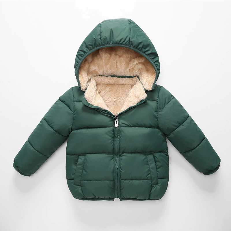 Зимняя куртка-пуховик с капюшо – обзор и цена Toddler Boy Winter Fleece Jacket