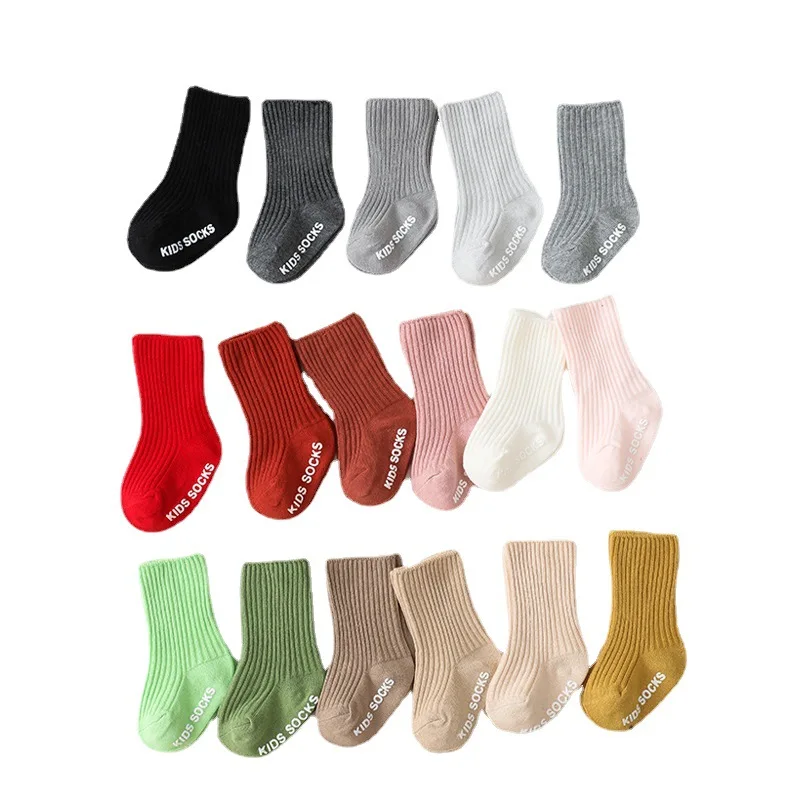 Осенне-зимние однотонные белые – обзор и цена Unisex Baby Socks Non Slip
