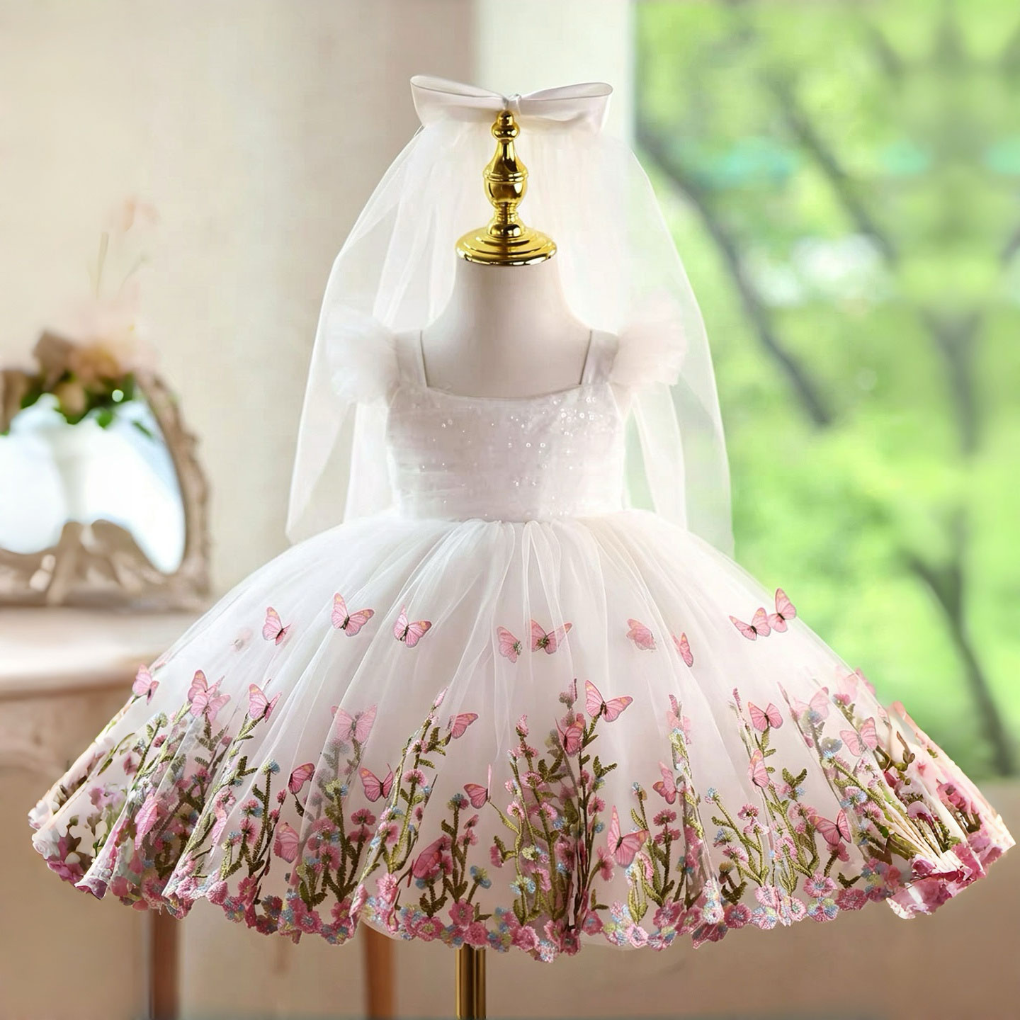 Платье для девочки Jill Wish D – обзор и цена Toddler Girl Tulle Party Dress
