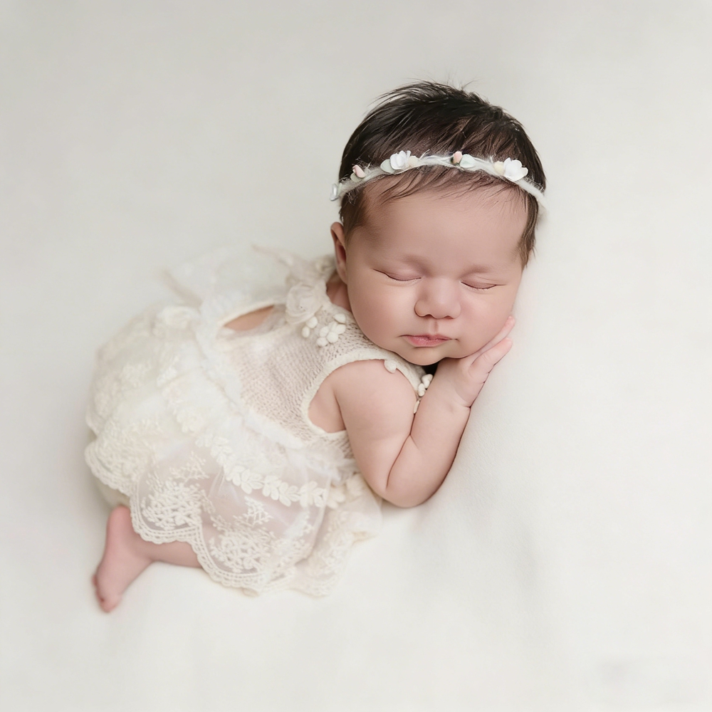 Комплекты для фотосессии новор – обзор и цена Newborn Baby Girl Romper Floral