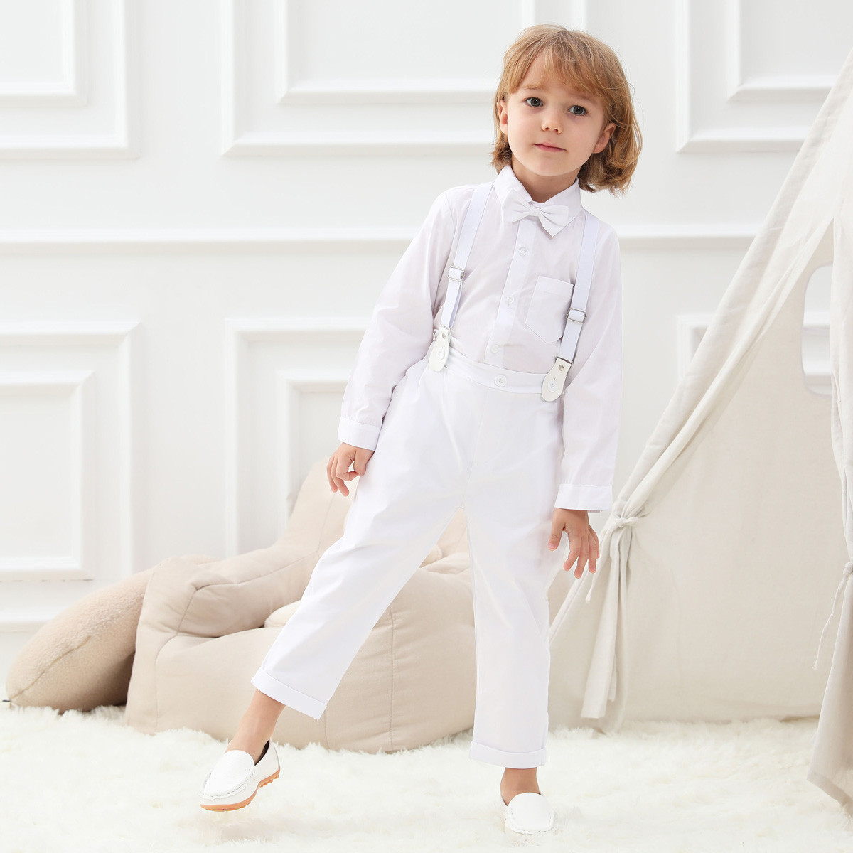 Женская одежда для мальчиков,  – обзор и цена Baby Boy Suit Set Baptism