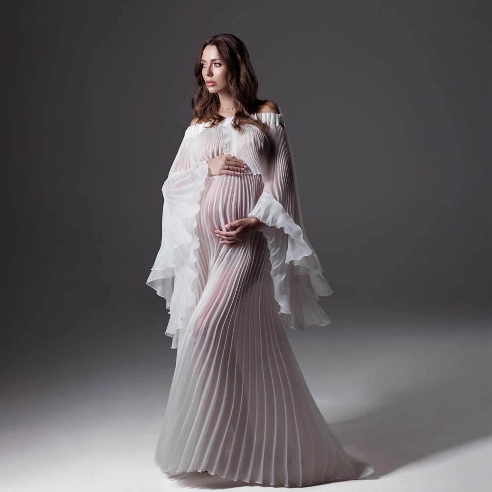 Плиссированное платье для фото – обзор и цена Maternity Wear