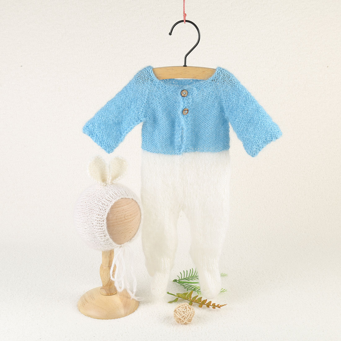 Винтажный вязаный пушистый ком – обзор и цена Infant Photography Props Outfit
