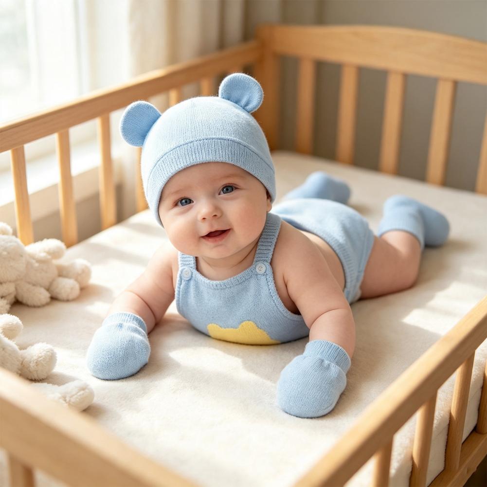 Защитные носочки для новорожде – обзор и цена Infant Beanie Hat With Ears