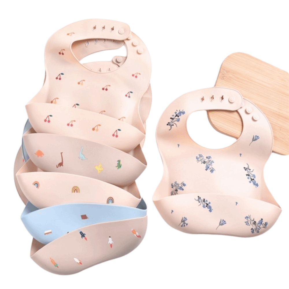 Новый силиконовый нагрудник дл – обзор и цена Waterproof Baby Bibs Silicone