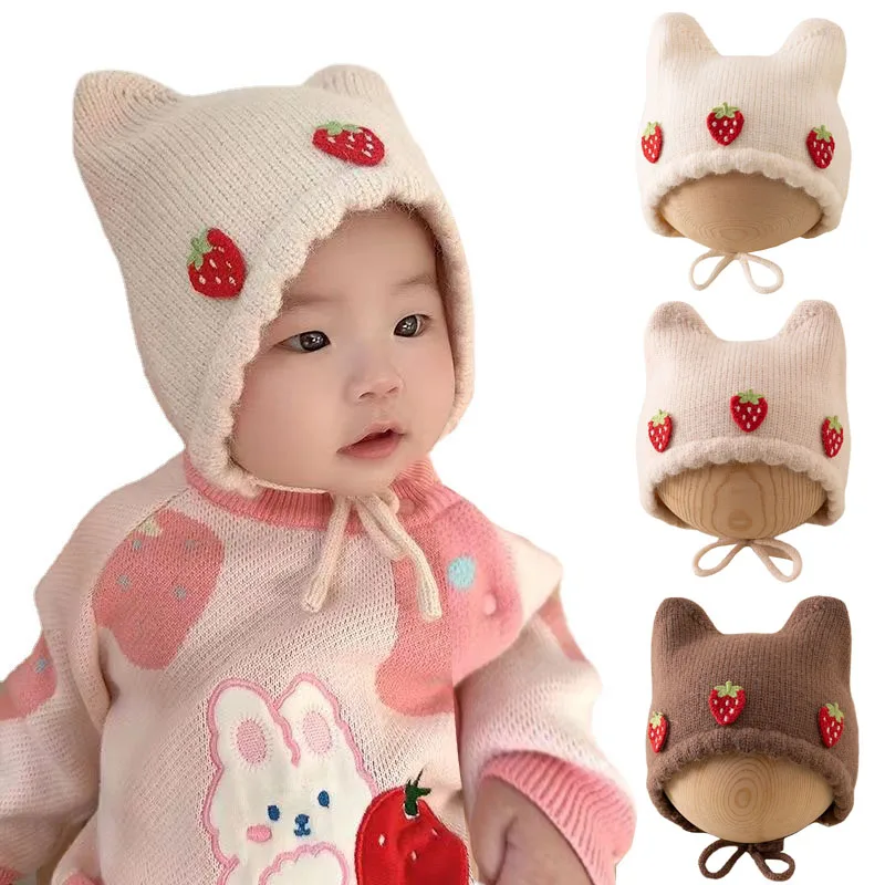 Новая осенне-зимняя шапка для  – обзор и цена Infant Beanie Hat With Ears
