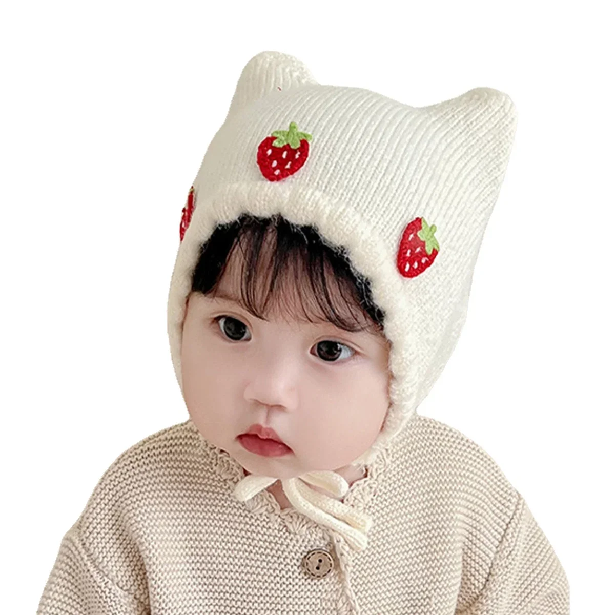 Новая осенне-зимняя шапка для  – обзор и цена Infant Beanie Hat With Ears