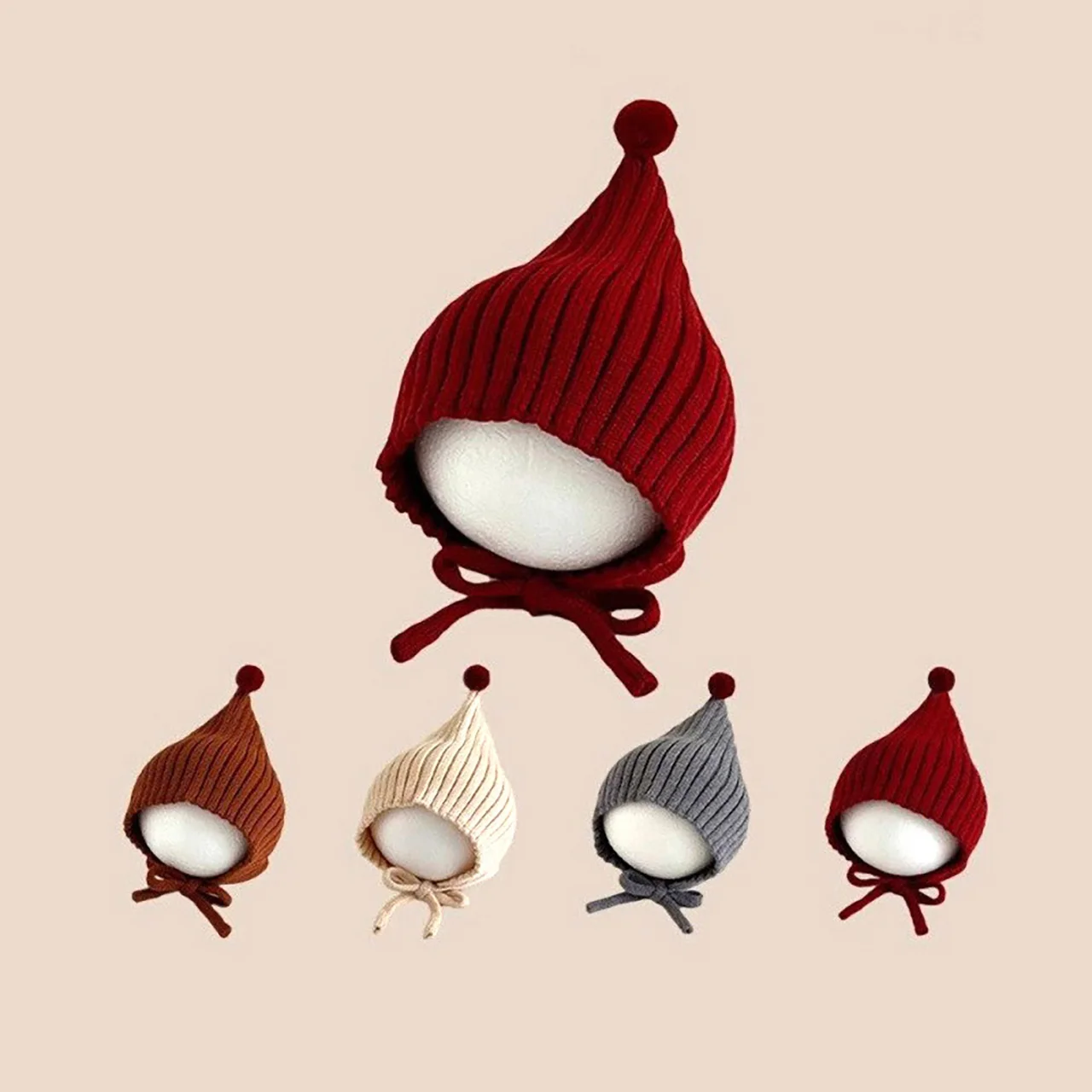 Зимняя детская вязаная шапка,  – обзор и цена Infant Beanie Hat With Ears