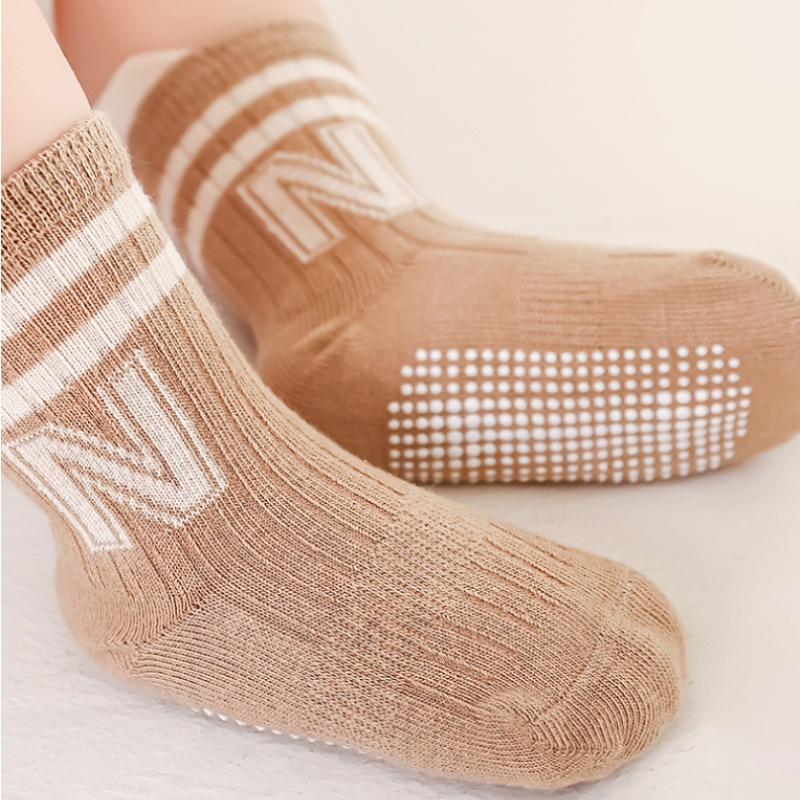 3 пары/лот, детские хлопковые  – обзор и цена Unisex Baby Socks Non Slip