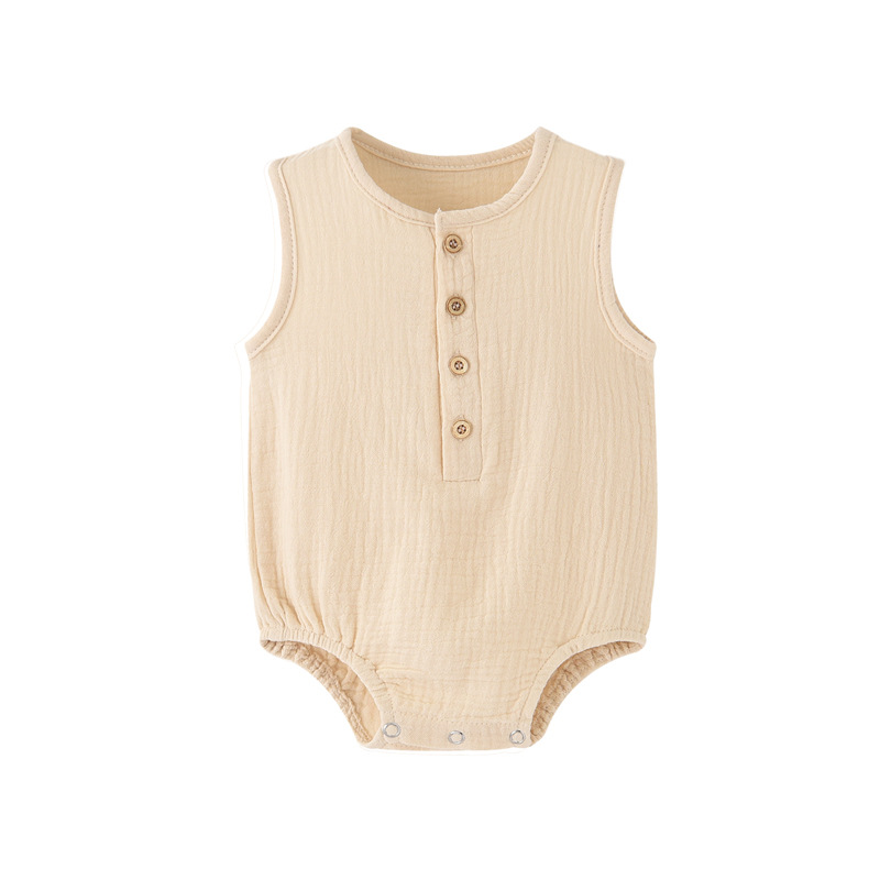 Летний однотонный комбинезон д – обзор и цена Baby Summer Linen Sleeveless Jumpsuit