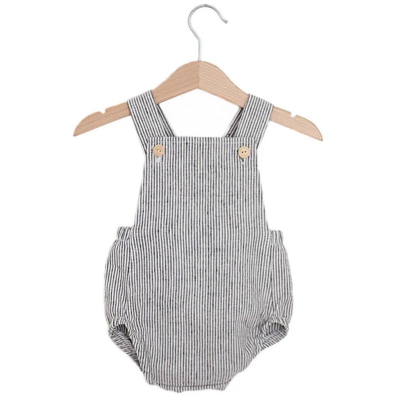Яркий летний детский комбинезо – обзор и цена Baby Summer Linen Sleeveless Jumpsuit